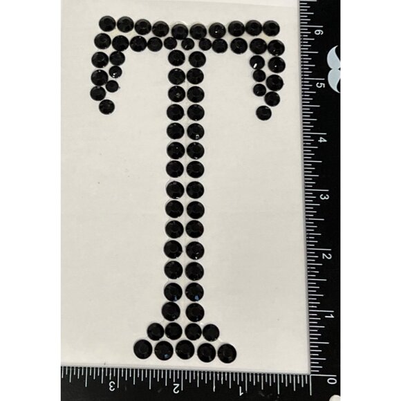 Recollections Halloween Bling Rhinestone Gem Embellishment Letter T 353831 - Picture 3 of 3